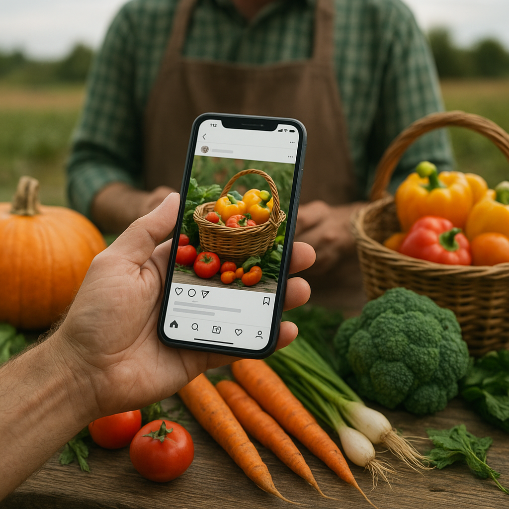 Instagram jako narzędzie sprzedaży produktów rolnych