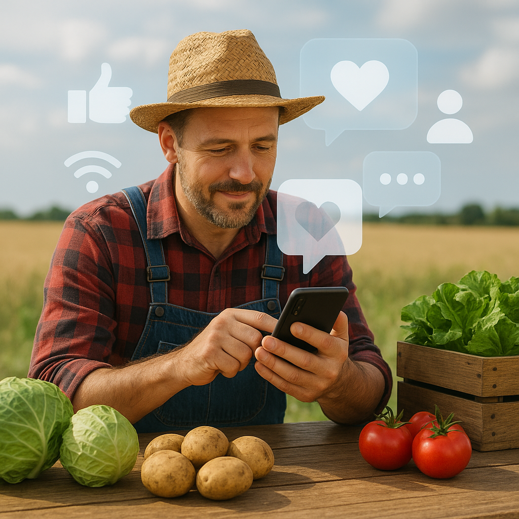 Rola mediów społecznościowych w sprzedaży bezpośredniej rolnika