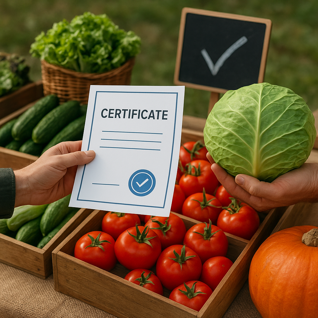Rola certyfikatów i jakości w sprzedaży produktów rolnych