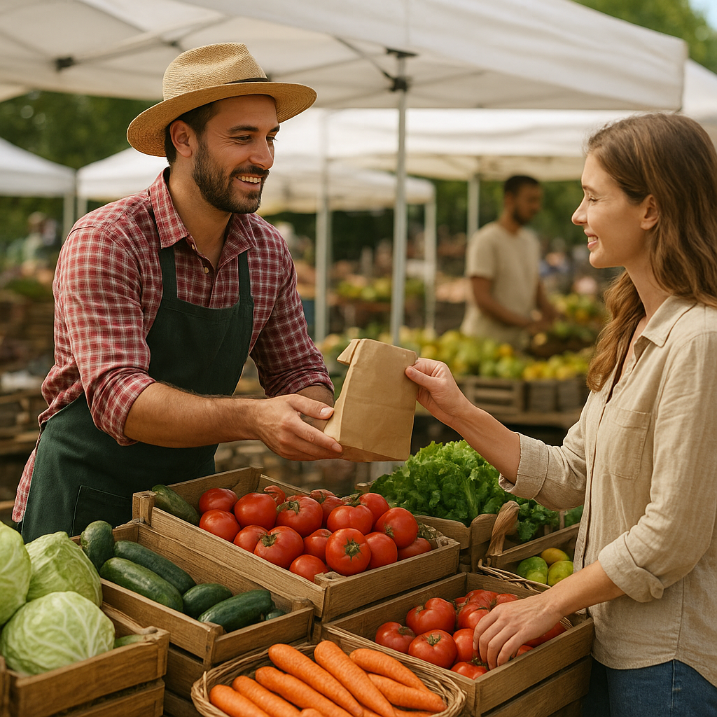 Jak sprzedawać produkty rolne na targach i jarmarkach