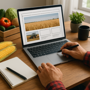 Jak tworzyć landing page dla produktów rolnych