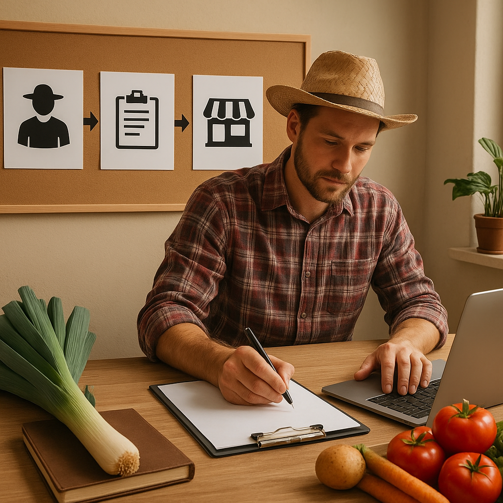Jak rolnik może założyć działalność sprzedażową krok po kroku