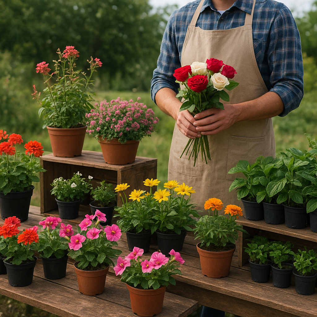 Jak zorganizować sprzedaż kwiatów i roślin z gospodarstwa