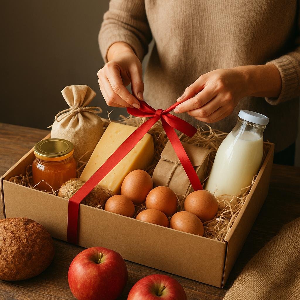 Jak tworzyć paczki prezentowe z produktów rolnych