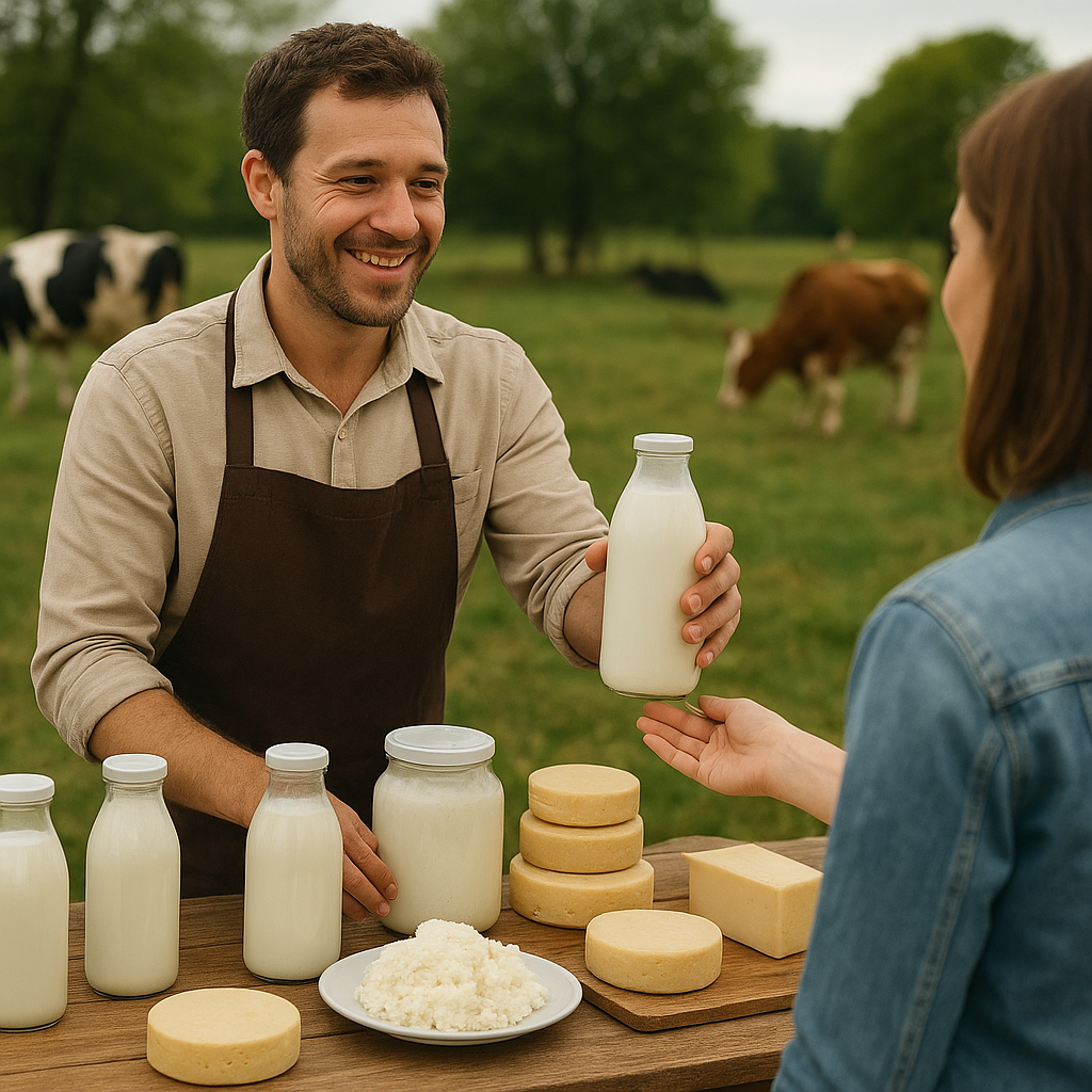 Jak sprzedawać nabiał bezpośrednio klientom