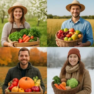 Jak promować produkty rolnicze w różnych porach roku