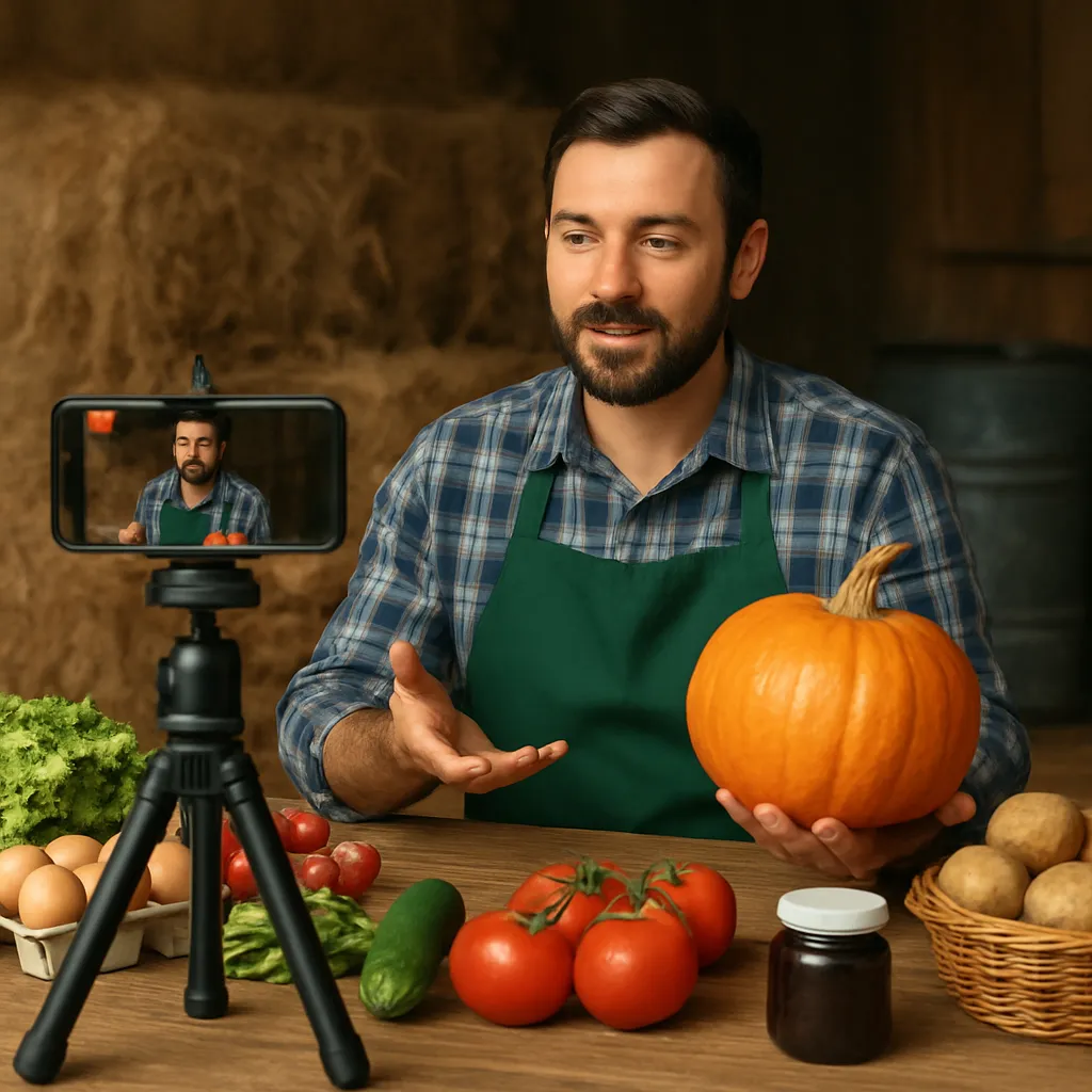 Jak prowadzić livestream sprzedażowy produktów rolnych